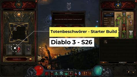 Diablo 3 Season 26 Starter Build für den Totenbeschwörer YouTube