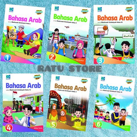 Jual Buku Bahasa Arab MI Kelas 1 2 3 4 5 6 KMA 183 Original Grafindo