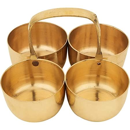 Buy GUG 100 Pure Brass Chopda Chandan Roli Chopda Chawal Akshat Haldi