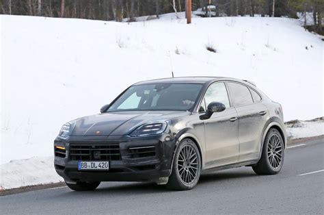 The 2023 Porsche Cayenne Coupe Facelift Reveals A New Front End Design