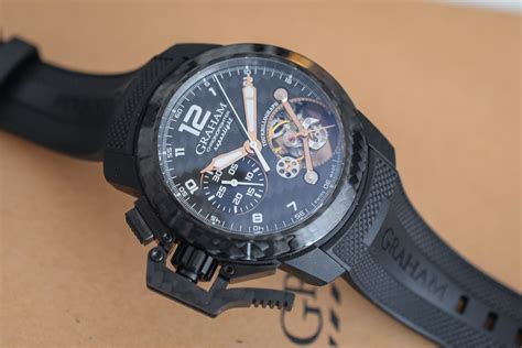 Hands On Graham Chronofighter Superlight Carbon Tourbillograph Specs