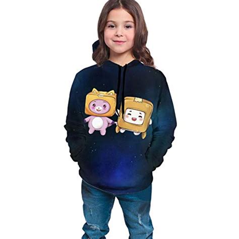 Lankybox Merch Lankybox Boxy Stylish Unisex Hoodies For Kids 3d Prints