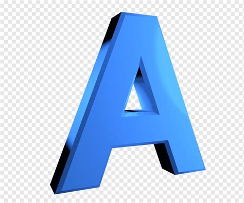 Una Letra Letra Del Alfabeto 3d Gráficos Por Ordenador Letras Diverso Azul ángulo Png Pngwing