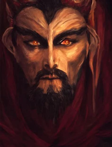 Realistic Portrait Of Ahriman Angra Mainyu The Per Openart