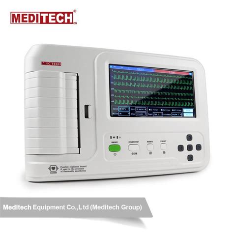 Meditech Channel Ecg Electrodes Ecg Ekg Machine With Ecg Electrodes