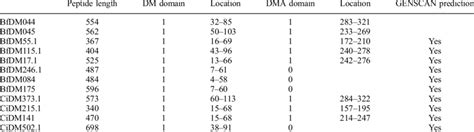 General Characteristics Of DMRT Proteins In Amphioxus And Sea Squirt