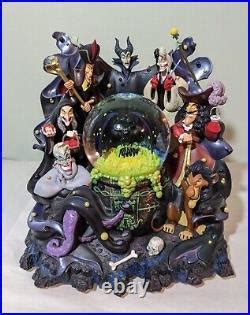 Art Of Disney Villains Snow Globe WithBox. Working Fantastic Condition ...