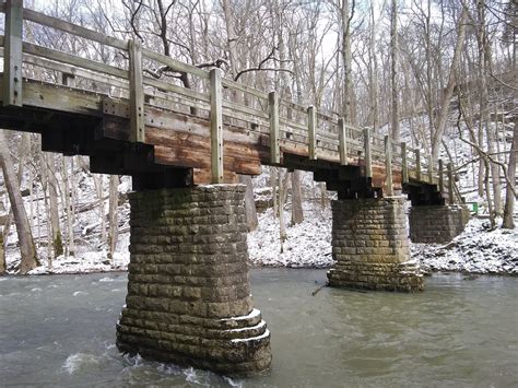 Bridge at John Bryan State Park.