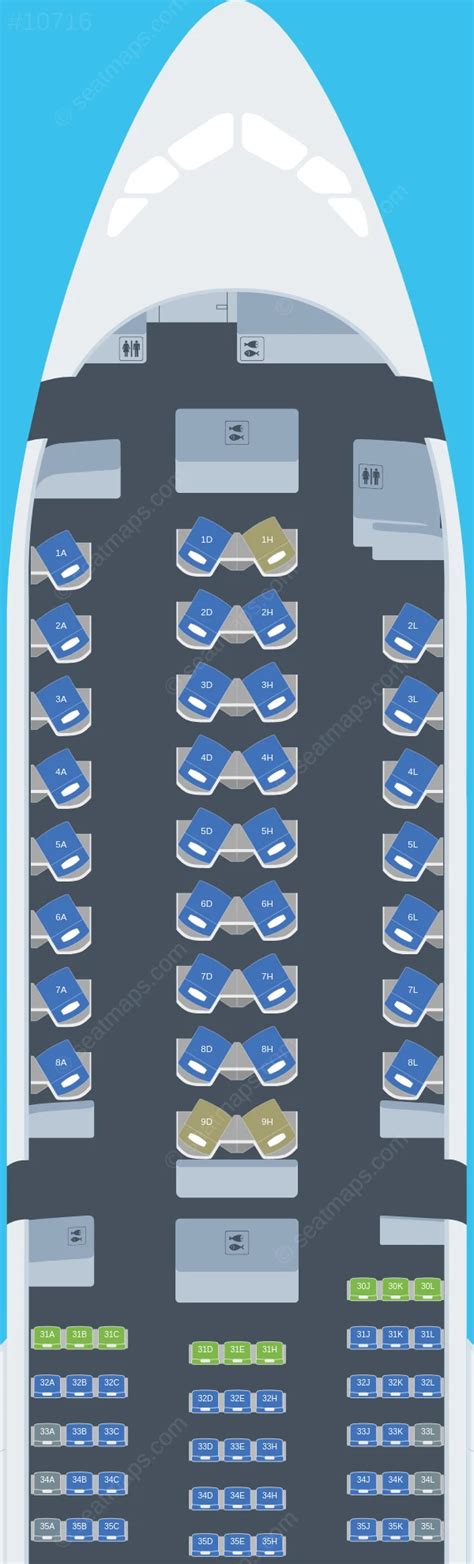 Seat Map Of Ita Airways Airbus A Aircraft