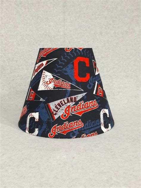 Cleveland Indians Lamp Shade Baseball Shades Are 95 Etsy Indian Lamps Cleveland Indians