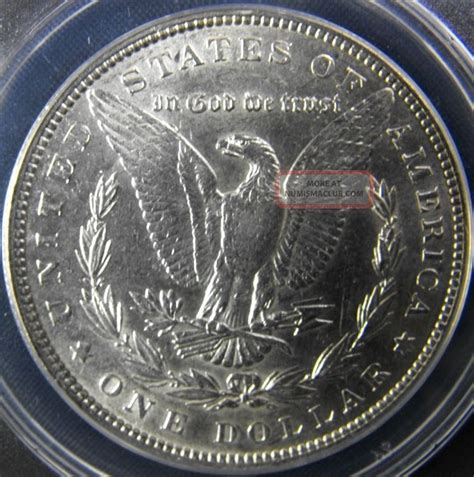 1889 Morgan Dollar Anacs Au58 Vam 19a Barwing