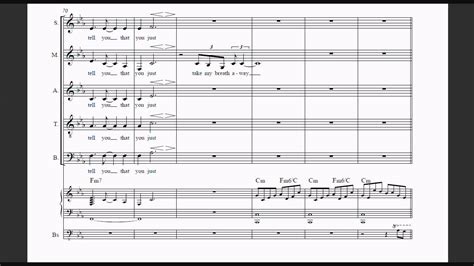 You Take My Breath Away With Sheet Music Youtube