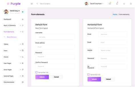 Purple React Free Admin Dashboard