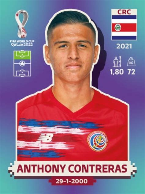 Anthony Contreras Melhores Jogadores De Futebol Figurinhas Da Copa