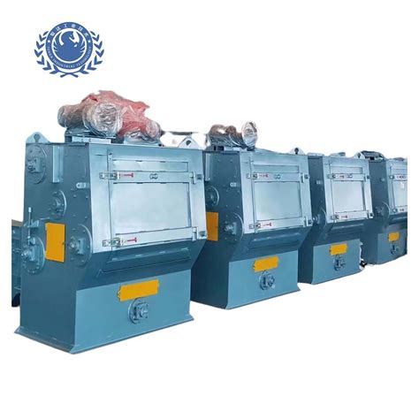 High Quality Tumbling Rubber Belt Q Shot Blasting Machine For