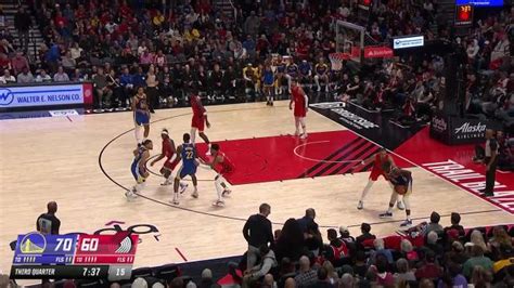 Warriors Vs Trail Blazers Game Highlights Yahoo Sports