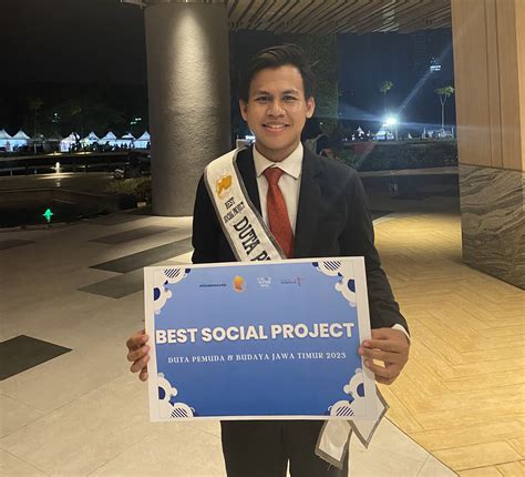 Mahasiswa Fakultas Humaniora Raih Best Social Project Dalam Ajang Duta