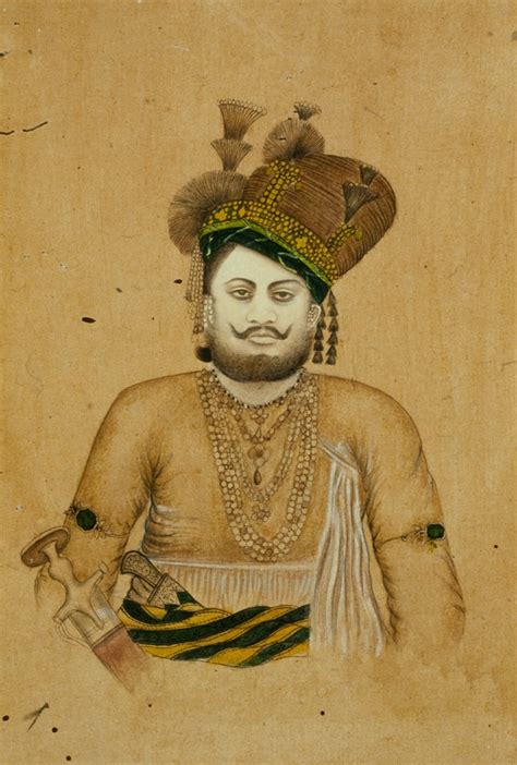 Portrait Of Maharaja Mahadji Scindia Unknown Artist Artwork On USEUM