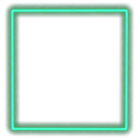 Glowing Neon Square For Your Decoration Neon Light Square Frame