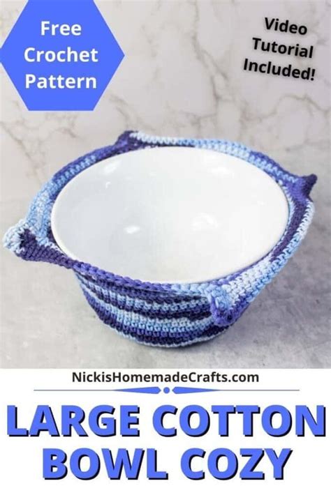 1 Hour Easy Crochet Bowl Cozy Free Pattern Artofit