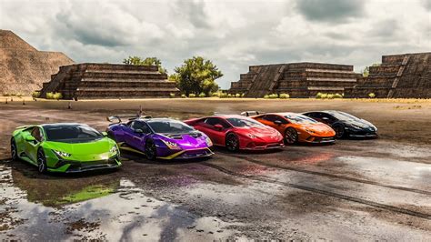 Forza Horizon Drag Race Lamborghini Huracan Tecnica Vs Sto Vs Evo