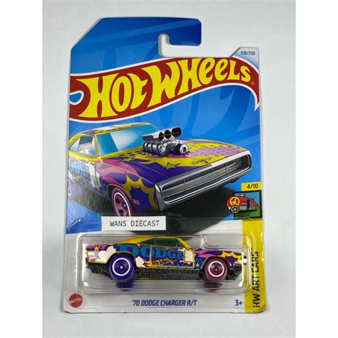 Jual Hot Wheels 70 Dodge Charger RT Yellow Hw Art Cars Shopee Indonesia
