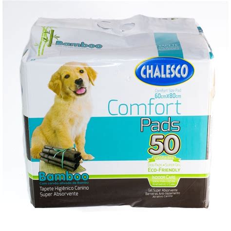 Tapete Higiênico Comfort Bamboo C 50 Un Chalesco em Promoção