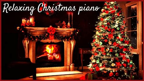 Relaxing Heavenly Christmas Piano Music By The Cosy Crackling Winter