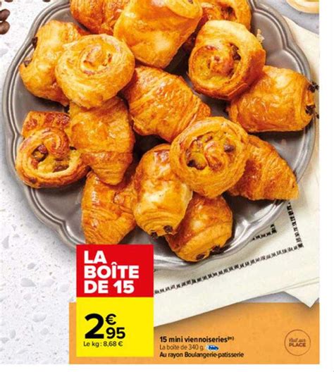 Promo Mini Viennoiseries Chez Carrefour Icatalogue Fr