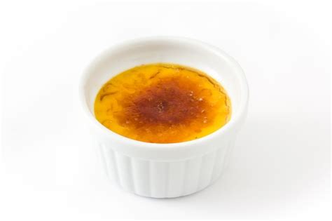 Premium Photo Traditional French Creme Brulee Dessert With