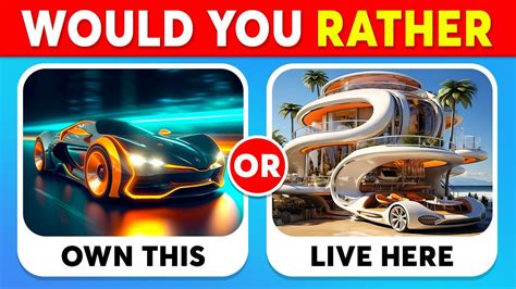 Would You Rather Futuristic Luxury Life Edition 💎 Mouse Quiz Youtube