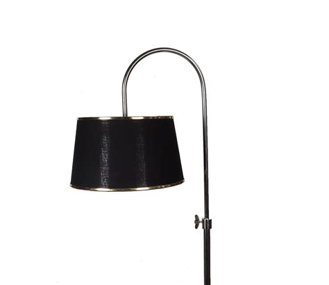 Buy Daroo Fabric Shade Shelf Floor Lamp With Wood Base Black At