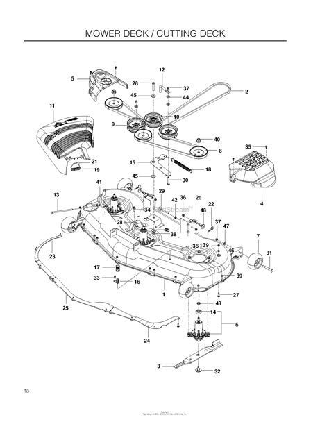 Husqvarna 42 Deck Belt Size