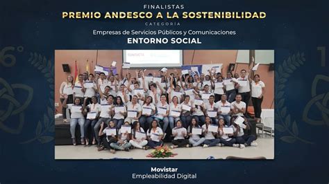 Movistar Recibi El Premio Andesco A La Sostenibilidad Agenciapi Co