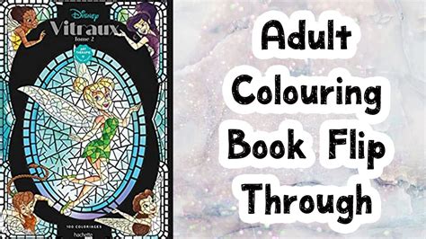 Disney Vitraux Tome By Hachette Heroes Adult Colouring Book Flip