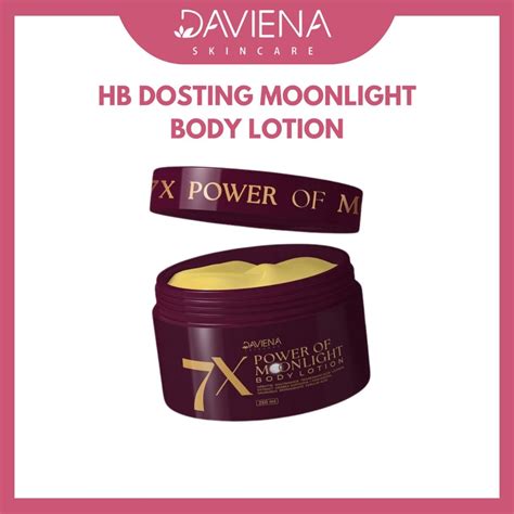 Jual Daviena Skincare Hb Dosting X Power Of Moonlight Body Lotion