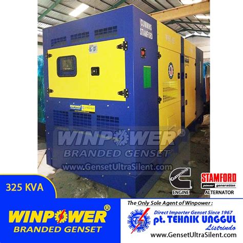 Genset Cummins 325 KVA Silent Stamford WP360C Jual Genset Jakarta