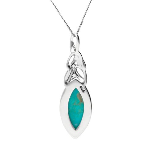 Sterling Silver Turquoise Pendant Buy Online Free Insured Uk Delivery