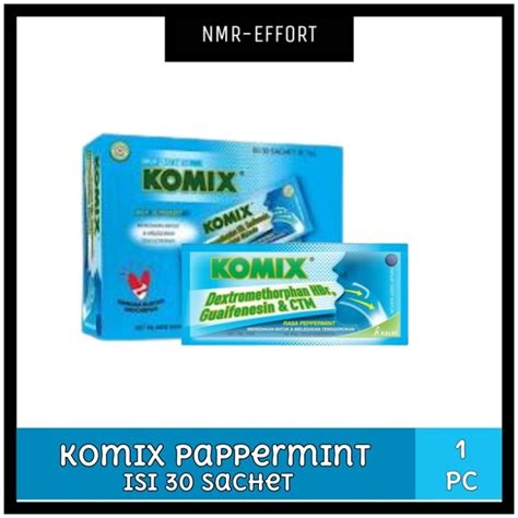 Jual Komix Peppermint 1 Box 30 Sachets 7ml Shopee Indonesia