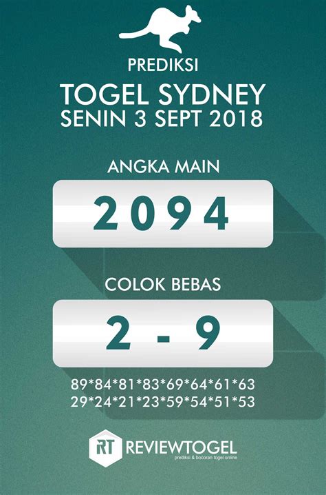 Bocoran Angka Toto Sydney Akurat Angka Layar