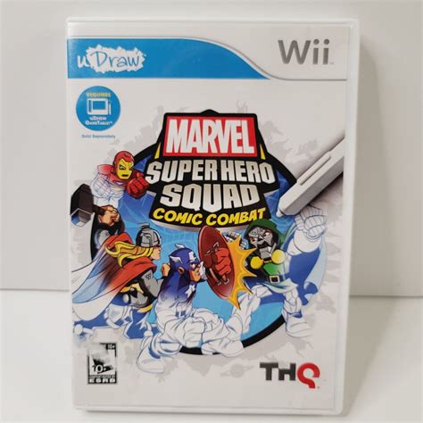 Udraw Marvel Super Hero Squad Comic Combat Nintendo Wii Brand New