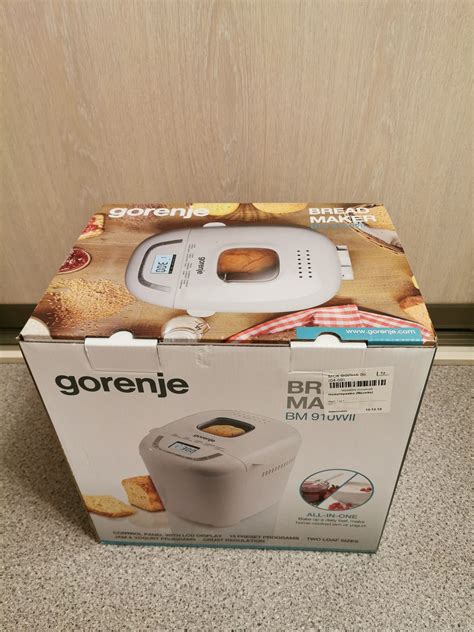Хлебопечь Gorenje BM910WII — купить в интернет-магазине ОНЛАЙН ТРЕЙД.РУ