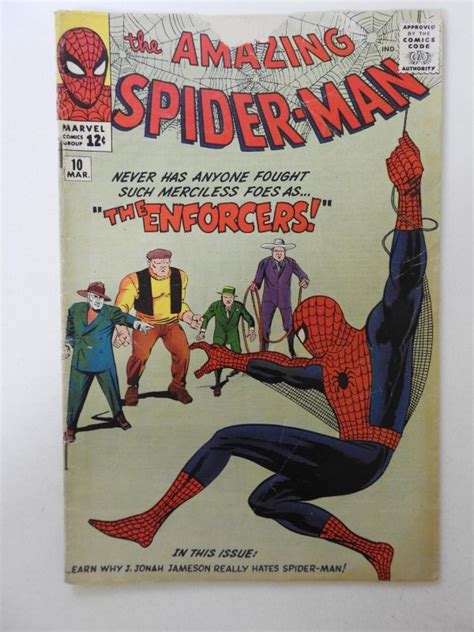 The Amazing Spider Man Gd Condition Moisture Stain Comic