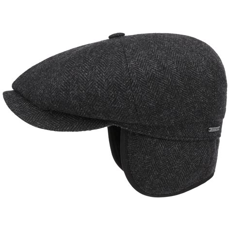 Hatteras Classic Ear Flaps Flat Cap By Stetson Kr