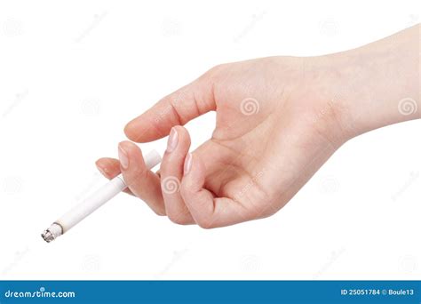 Holding A Cigarette Stock Images Image 25051784