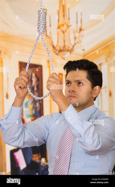 Businessman Rope Hanging Around Neck Hi Res Stock Photography And