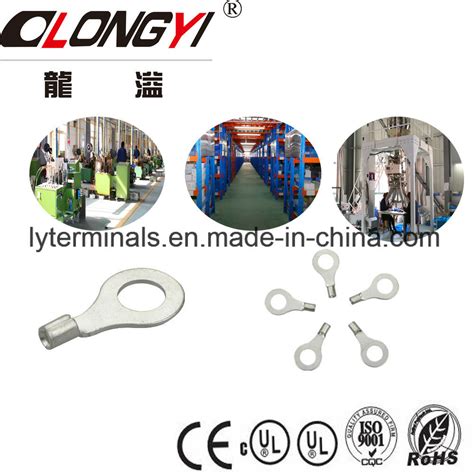 Longyi Naked Non Insulated Ring Terminals 2 7 Copper Terminals Cable Lugs And Cable Connector