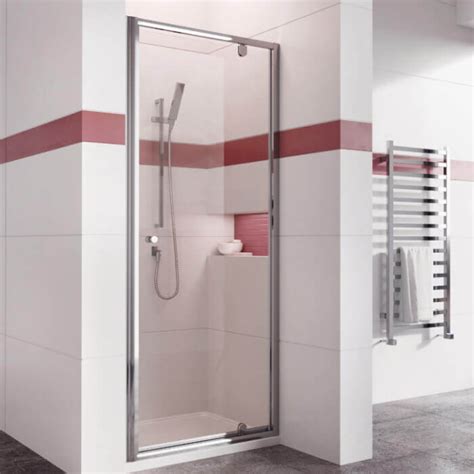 In6 V2 Shower Pivot Door 6mm In Chrome 900mm