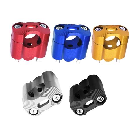 CNC Billet HandleBar Fat Bar Risers Mount Clamp Adaptor 22MM 28MM For