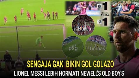 Messi Sengaja Ga Buat Golazo Demi Klub Masa Kecilnya Momen Momen